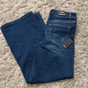 Women's Dark Blue Flare Jeans